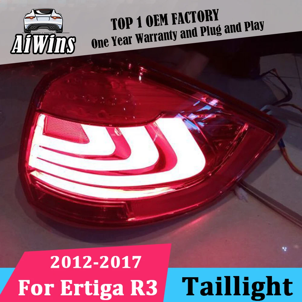 Aiwins автомобильный габаритный задний фонарь светодиодные задние фары для Ertiga R3