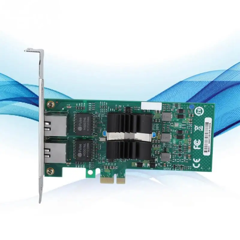 Для Intel 82576 T2 гигабитный Pci E двухпортовый сетевой адаптер для настольного