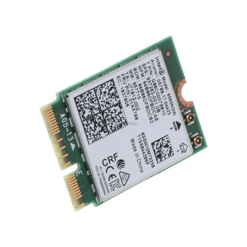 1730 м Intel 9560NGW Беспроводная-пт NGFF M.2 CNVio Двухдиапазонная Bluetooth 5,0 Wifi карта 01AX768