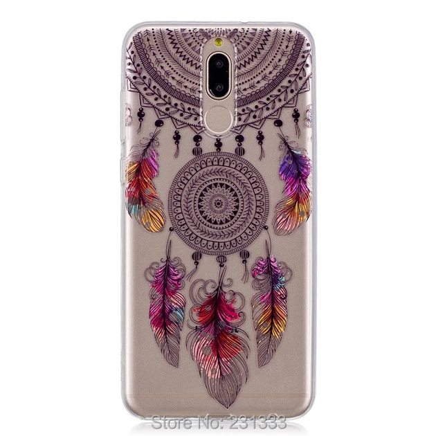 C-ku мягкий рельеф ТПУ чехол с мультяшным цветком для Huawei P Smart Enjoy 7S Mate 10 Lite Pro сова