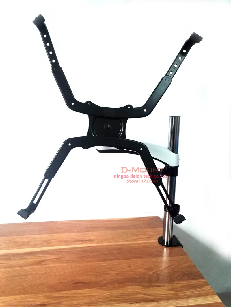 D-MOUNT DL-JF111EX алюминиевая втулка База Зажим 1"-27" ЖК-телевизор стенд монитор настольная Поддержка кронштейн вращающийся держатель без отверстий
