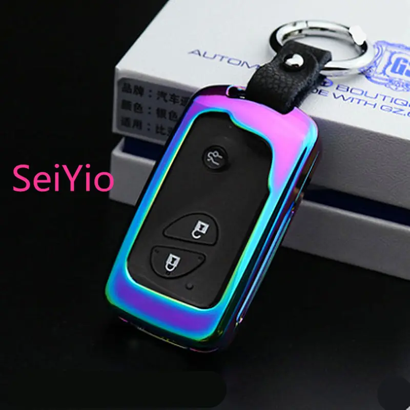 Лидер продаж 2017 чехол для автомобильного ключа SeiYio BYD f0 f3 s6 s7 из сплава и кожи