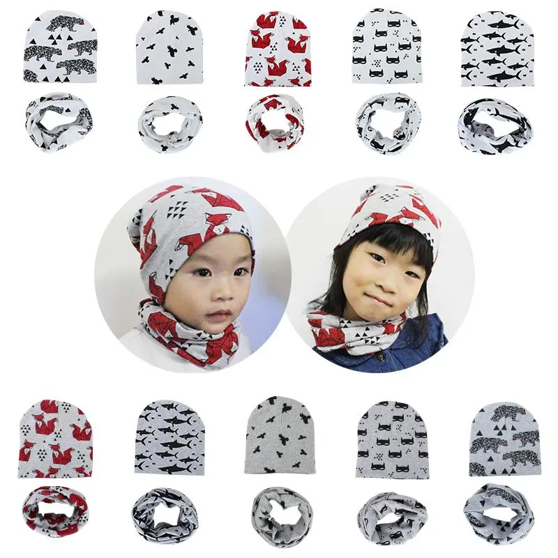 Новая стильная шляпа для малыша милый мультяшный принт с рыбами детская шапка