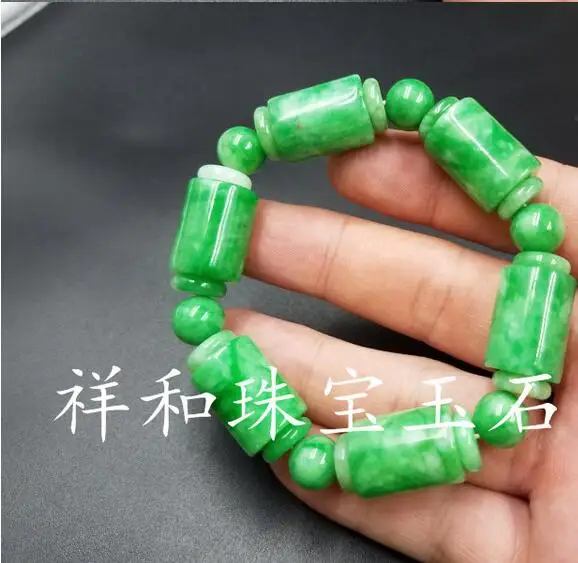 Бирманский нефрит больше видов зеленые нефритовые браслеты для мужчин и женщин
