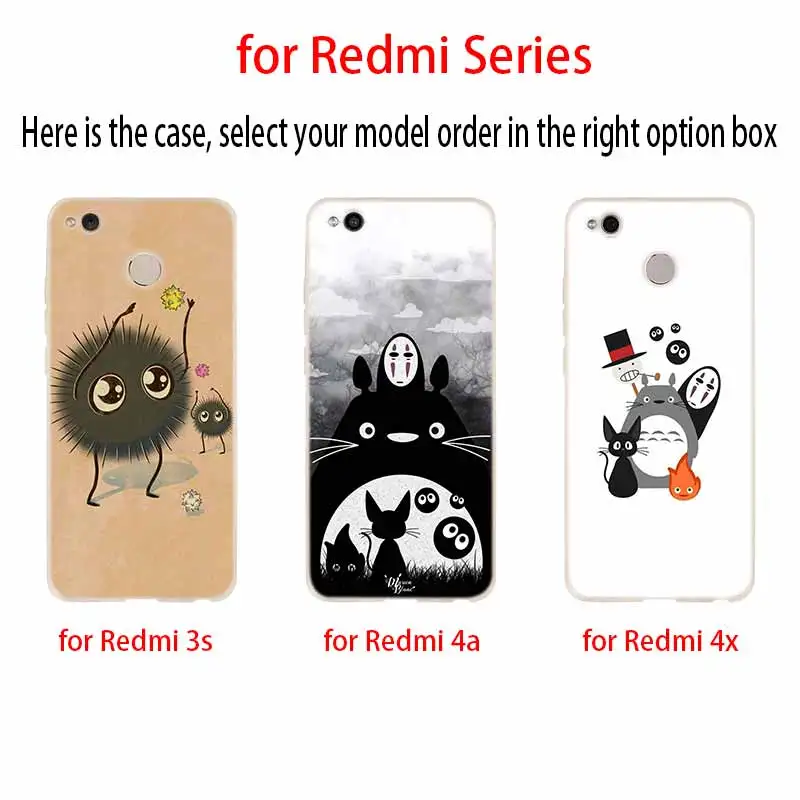 Мультяшный Мой сосед Тоторо Модный мягкий чехол из ТПУ для Xiaomi Redmi 9a 8A 7A Note 10 9 8 7 Pro