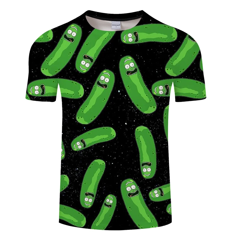 Printed t shirts Rick and Morty tshirt 3D t-shirt Mens Tee Funny Tops Black Short Sleeve Fashion Camiseta Drop ship ZOOTOPBEAR