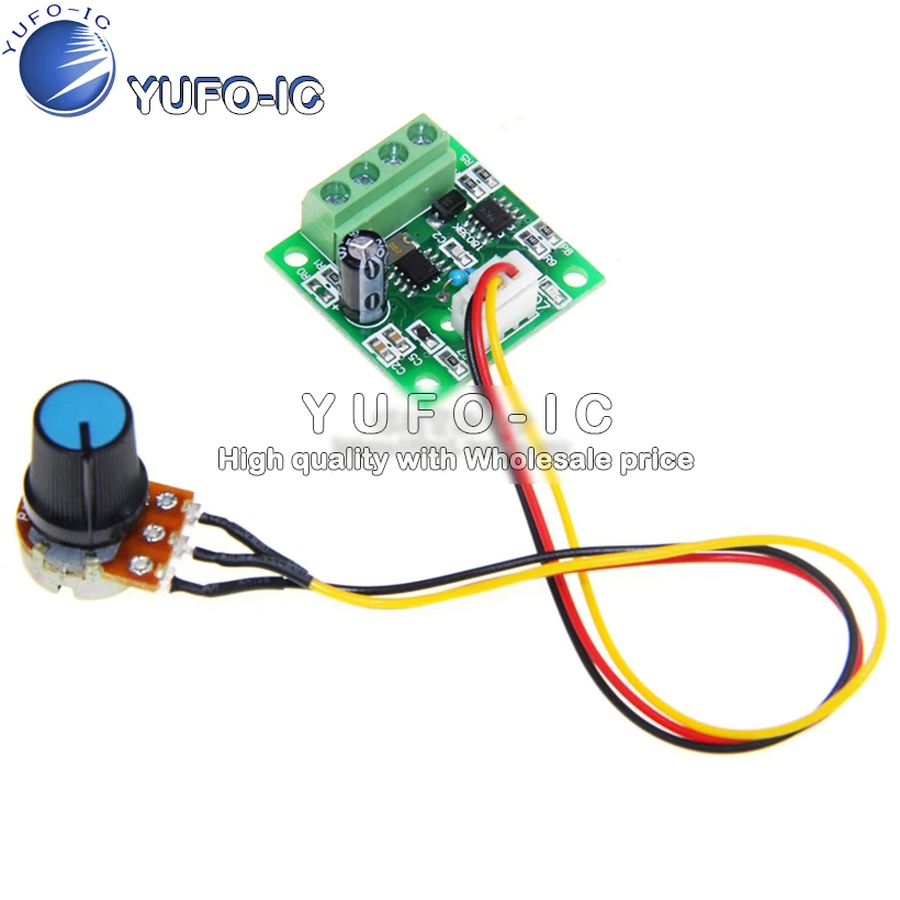 PWM регулятор двигателя пост. Тока 1 8 V 3V 5V 6V 12V 2A модуль регулирования скорости 1803BW |