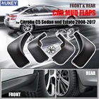 Набор литых автомобильных брызговиков для Citroen C5 2008 г., брызговики, крыло брызговиков 2014 г., передние и задние 2013 г., 2016 г.