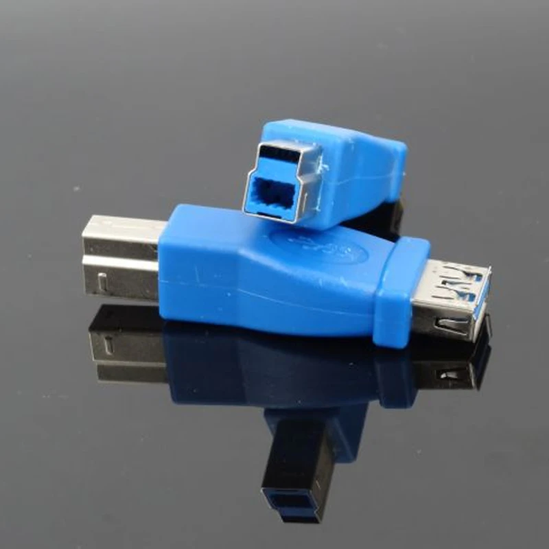 Кабель переходник ult best для принтера USB 3 0 A мама B папа USB3.0 конвертер сканера синий