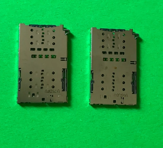 10 шт. для samsung S8 G950F G955F G950 S9 Plus G960 G960F G965F устройство считывания sim-карт разъем держатель лотка