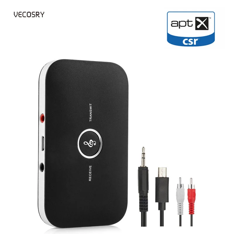 Bluetooth адаптер AUX 3 5 мм передатчик аудио беспроводной приемник приемный APTX для ТВ