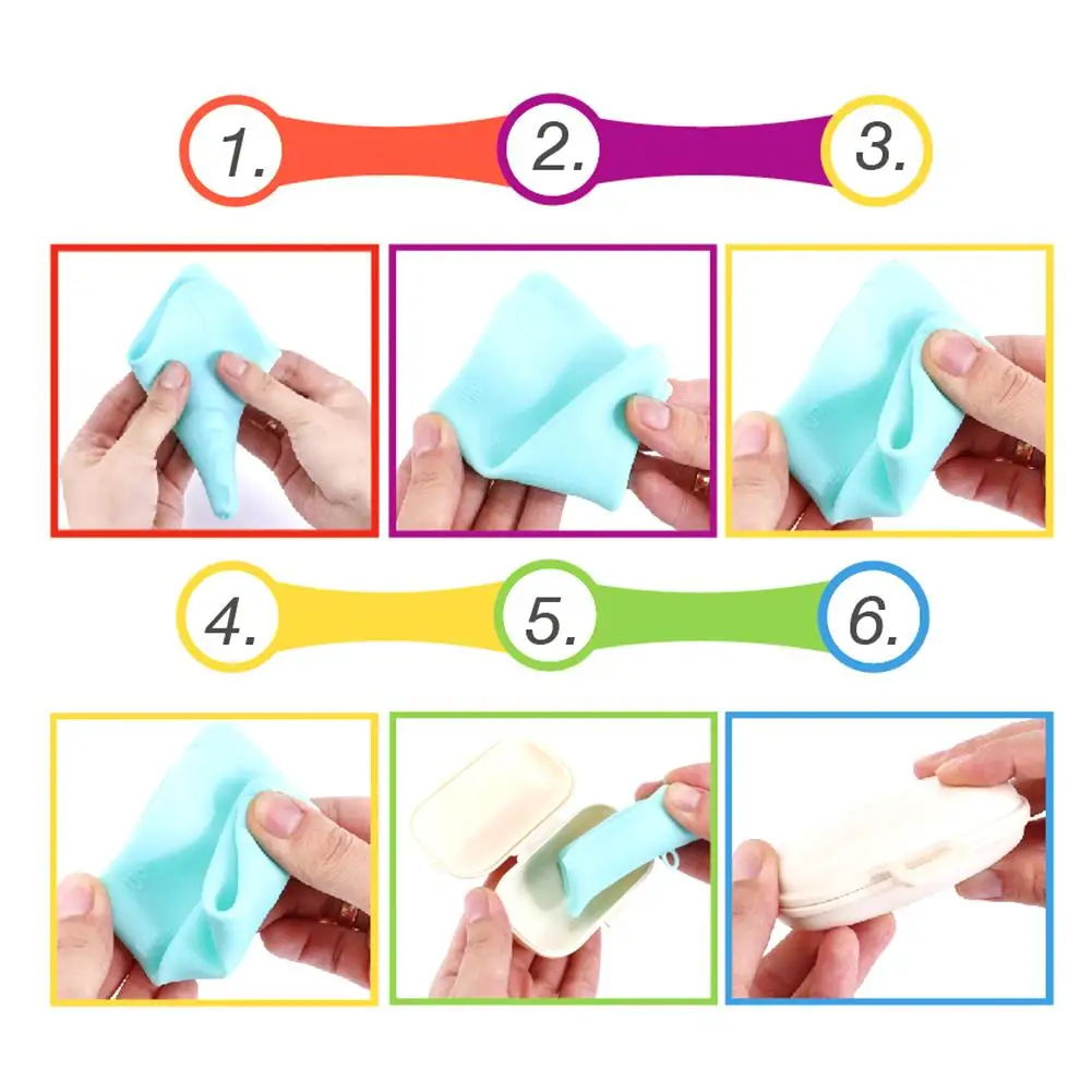 Портативная Женская мочалка многоразовая Мягкая силиконовая подставка Воронка