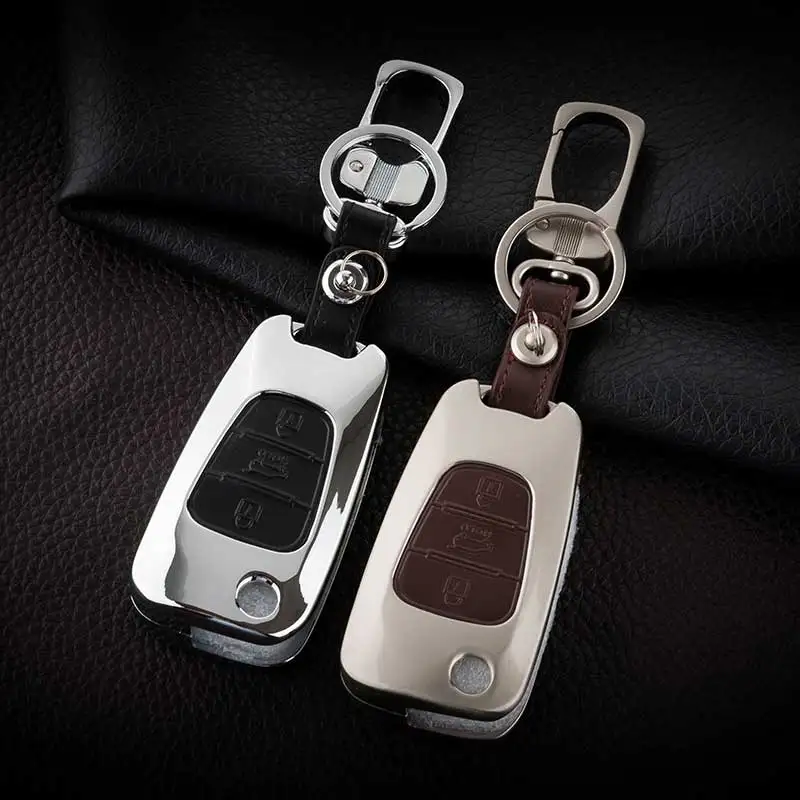 Icecare 3 кнопки цинковый сплав чехол для автомобильного ключа Hyundai I30 ДЛЯ Kia Rio K2 K5 Soul