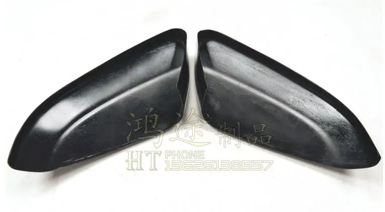 Настоящие глянцевые накладки на зеркало заднего вида из углеродного волокна для