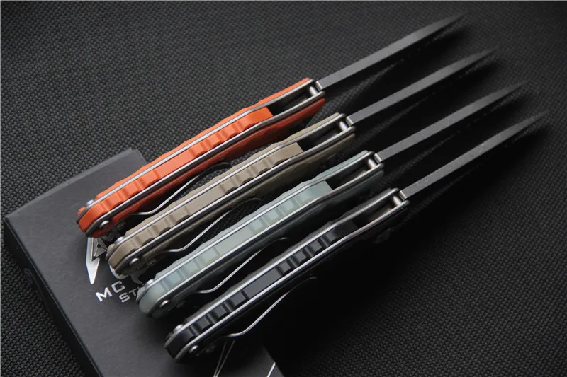 MAXACE Полуночный Кот Фанатик Складной нож 440C стальное лезвие G10 Ручка Открытый Отдых Охота Открытый фрукты Ножи EDC инструменты