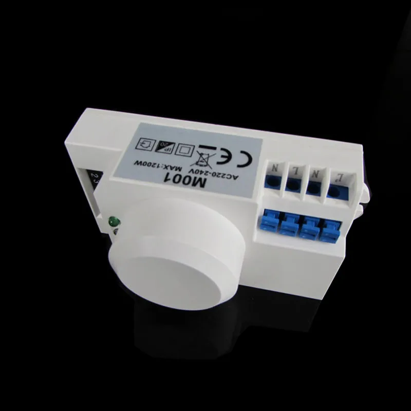 Free 110V/AC-240V/AC 360 degree Microwave Sensor Light Switch Induction Microwave Motion Sensor switch Vibration Sensor