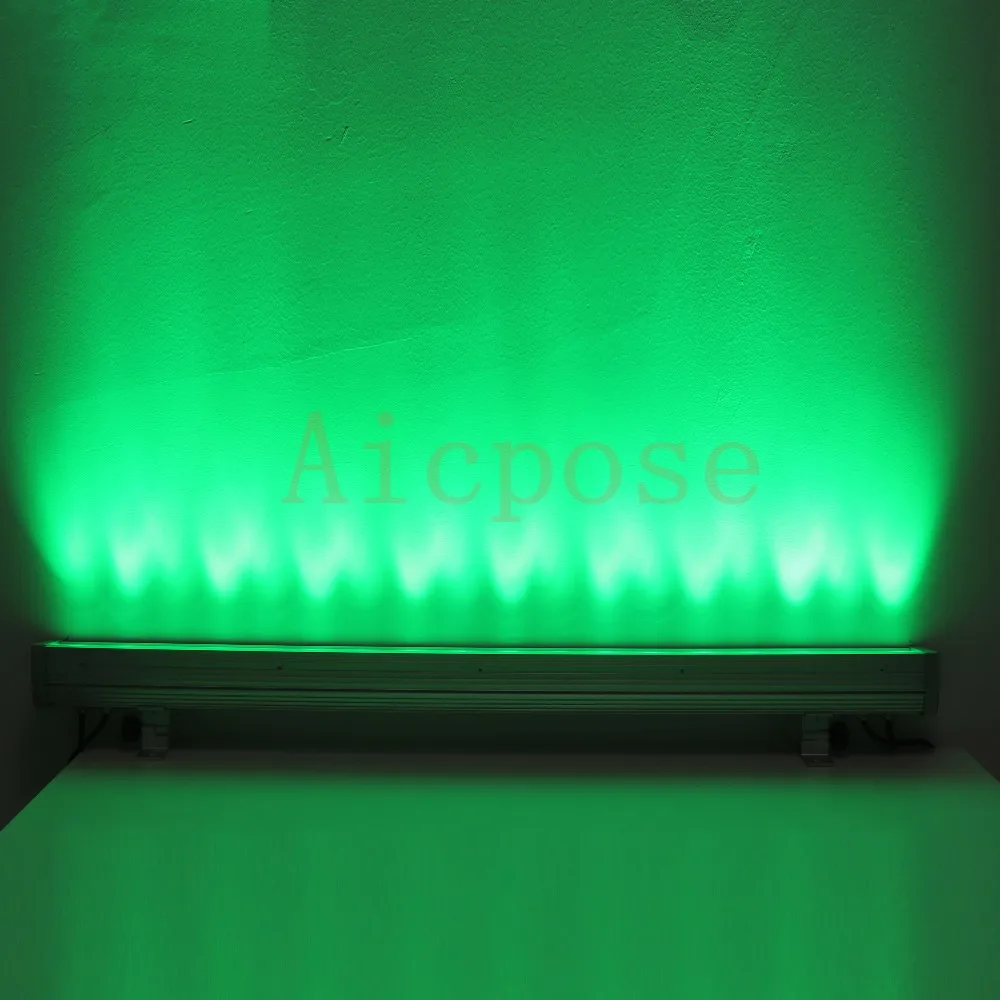 18x12 Вт RGBW 4 в 1 IP65 водонепроницаемый настенный светильник с DMX512 управлением