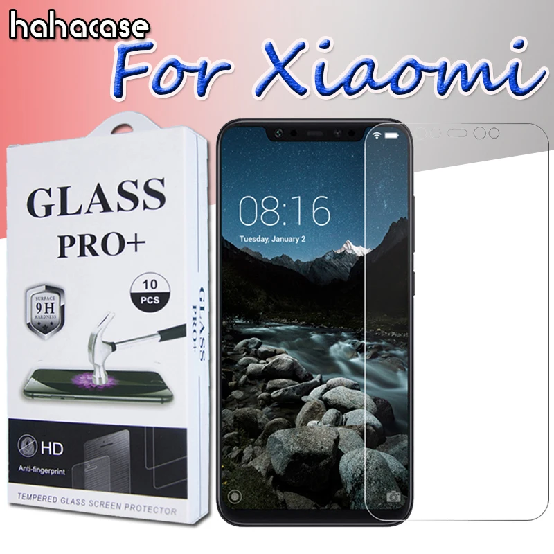 Закаленное стекло Защитная пленка для Xiaomi Mi 9 8 SE 8X Pro 6 Plus 6X 9T 9X CC9 CC9E Премиум с