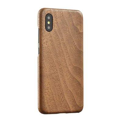 Натуральный Деревянный чехол для телефона для Xiaomi mi8, mi8 se, MI8 Explorer, MI8 PRO Чехол бамбуковый/орех/палисандр/Черное ледяное дерево/оболочка - Цвет: Walnut MI8 Explorer