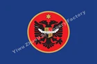 Флаг Дардании из Косово, 120x90 см (3x5 футов), г, 100D полиэстер, высококачественный баннер с двойной строчкой, бесплатная доставка
