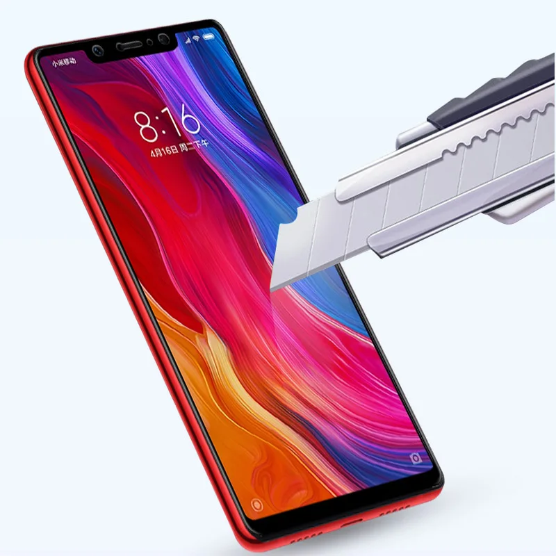9H Original For Xiaomi mi 8 Lite Case Tempered Glass Xioami my Pro SE Explorer Edition mi8 8lite 8Pro Global Version Phone |