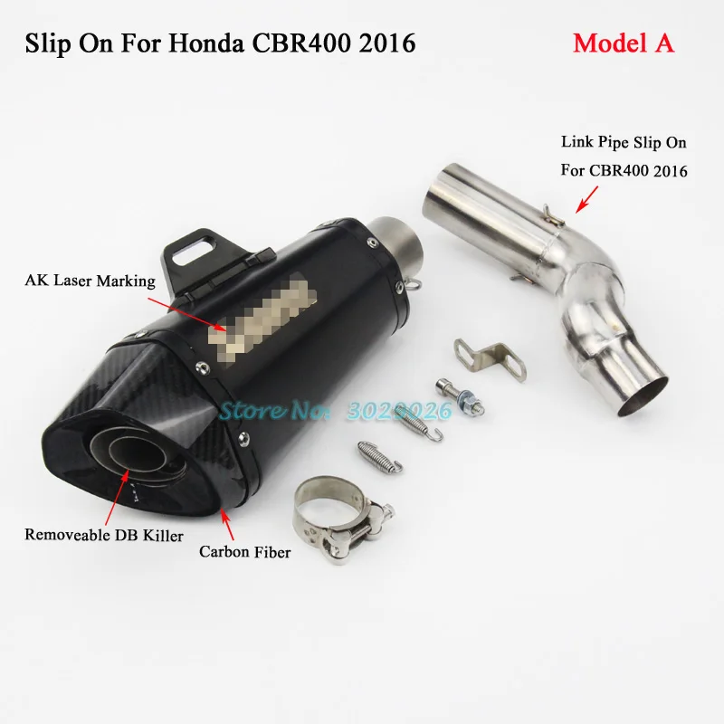 CBR400 комплект для выхлопной системы без шнуровки Honda CBR 400 2016 мотоцикл