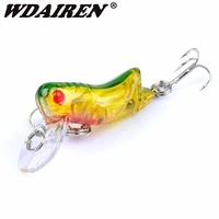 1pcs 5cm 3 5g insects fishing lure topwater hard bait bass crankbait flying jig wobbler fishing tackle cicada carp pesca wd 078