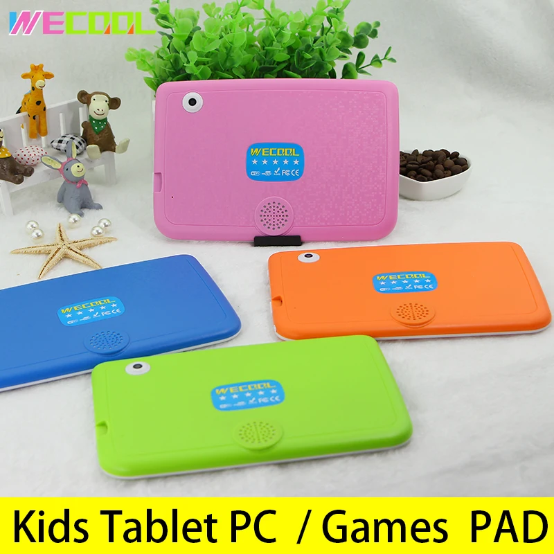 7 дюймовый детский планшет WeCool с силиконовым кронштейном чехол на Android 4