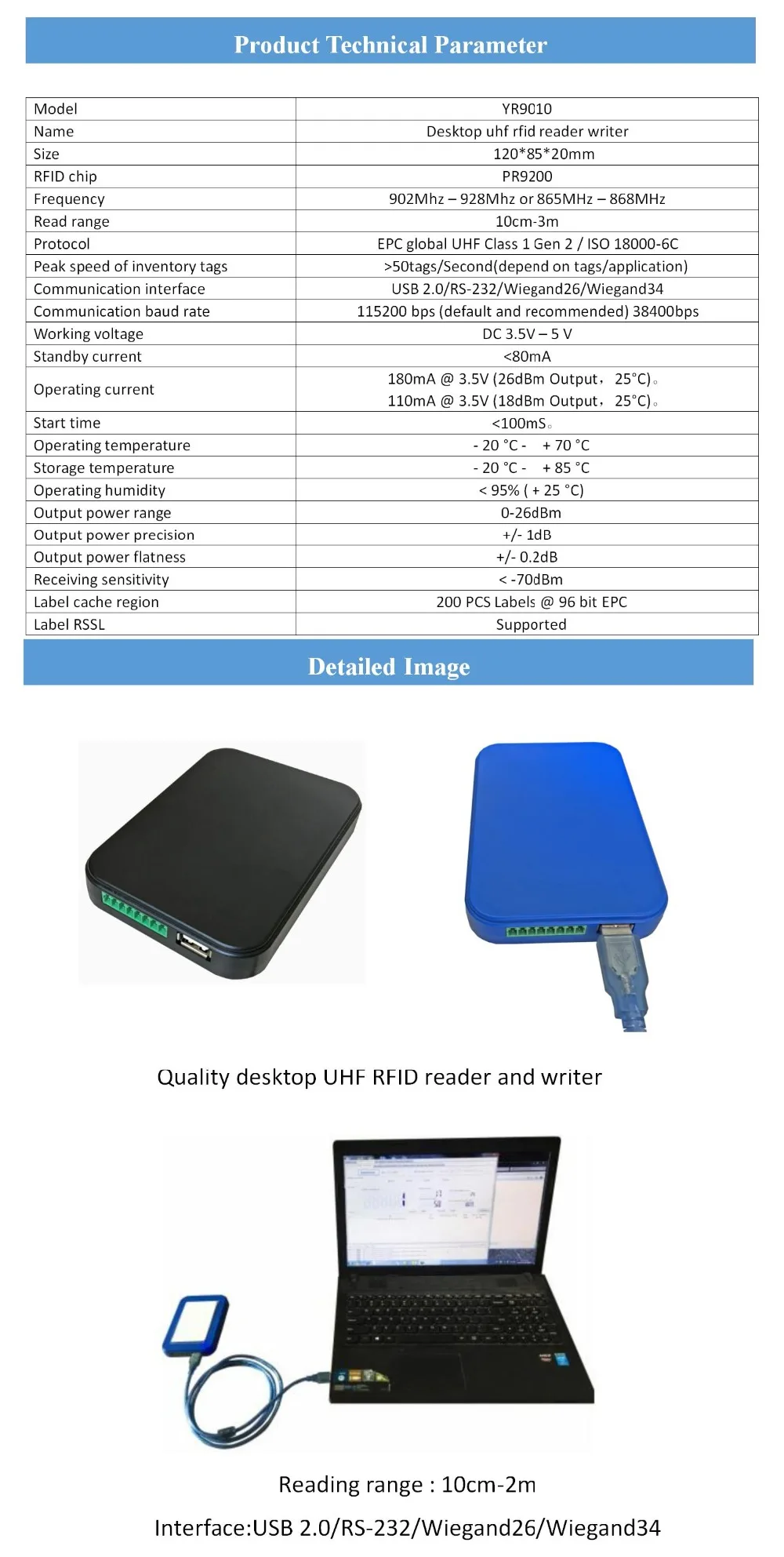 10 см-1,5 метров epc gen2 rfid считыватель 902 МГц-928 МГц 865 МГц-868 МГц usb Настольный uhf rfid считыватель и писатель