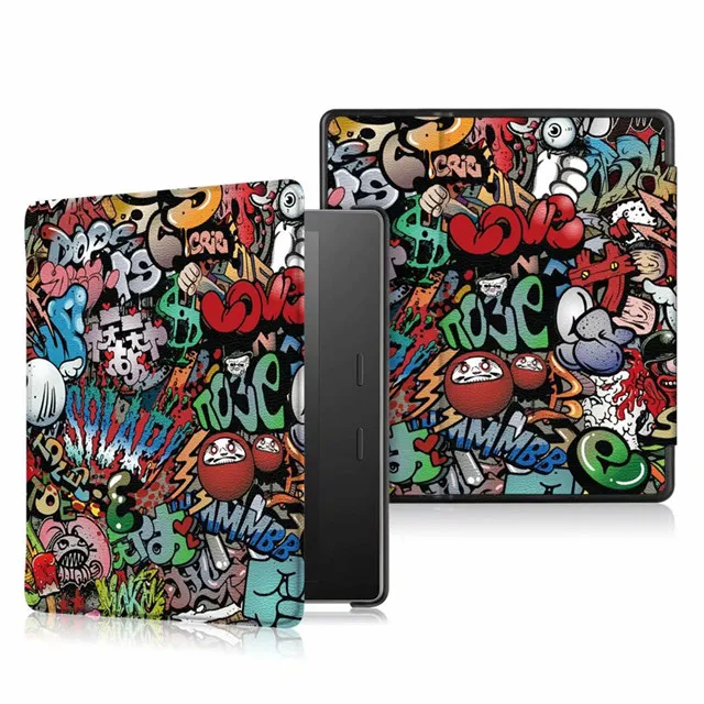 For Amazon Kindle Oasis 7.0" Case Folio PU Leather Sleep Smart Cover For Kindle Oasis 7.0 e-Reader Case - Цвет: TY
