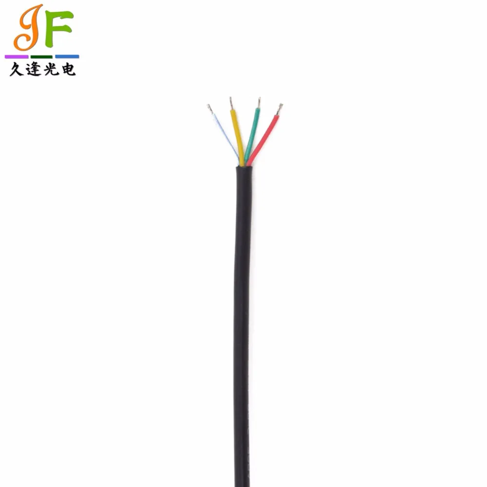 Водонепроницаемый светодиодный разъем из белого/черного пластика 0 3 дюйма 4