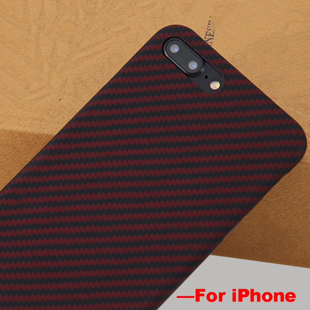 Ультра тонкий красочный Арамид волоконный чехол для iPhone X чехол матовый резиновый карбоновый узор для iPhone 7 8 7 Plus 8 Plus чехол