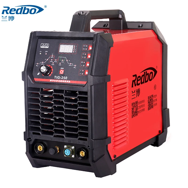 Redbo TIG 250 цифровая модель 220В аргоновая дуговая сварка высокая эффективность