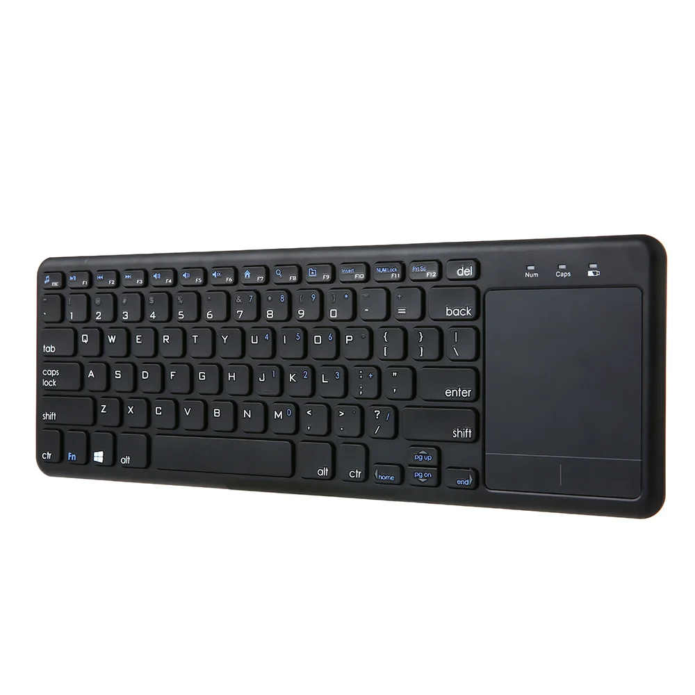

2.4G Mini Wireless Keyboard with Touchpad Multi-touch Keyboards with USB Receiver Compatible for Android Smart TV Laptops