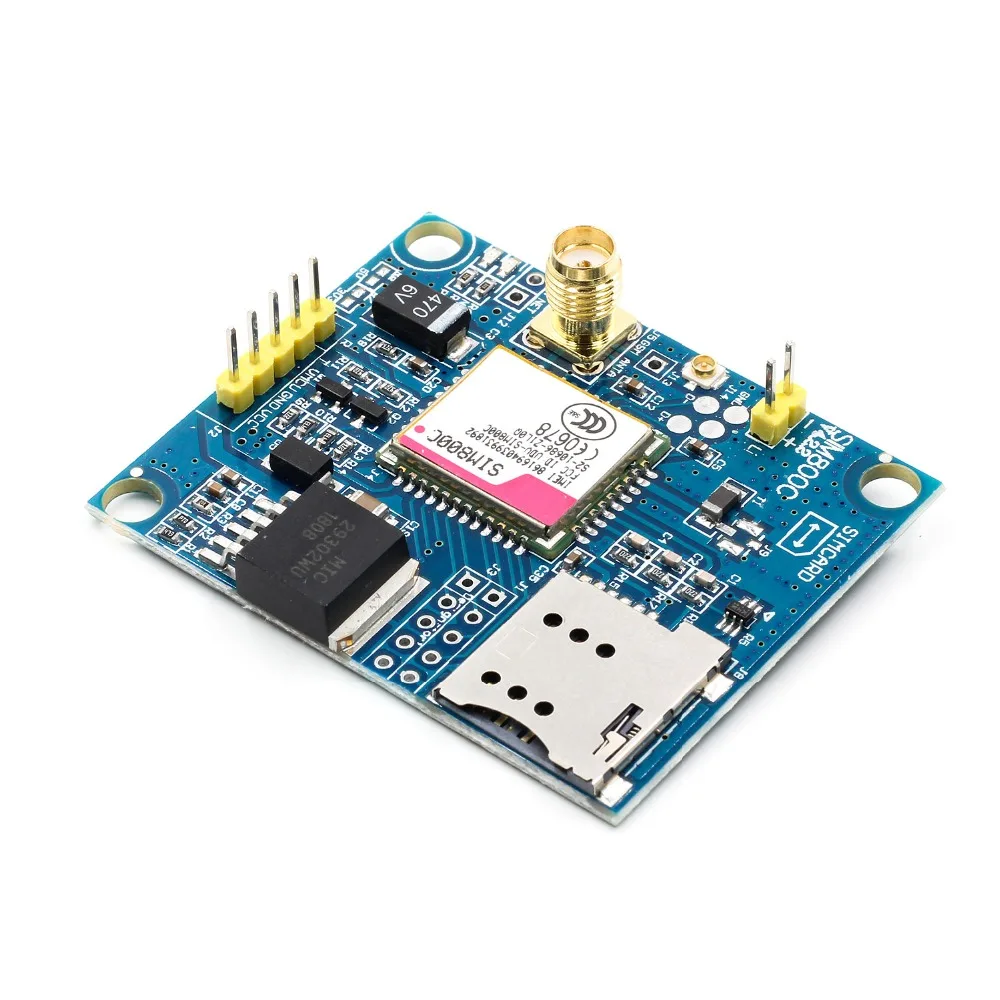 SIM800C макетная плата GSM модуль Поддержка сообщений Bluetooth TTS DTMF Quad band|Интегральные