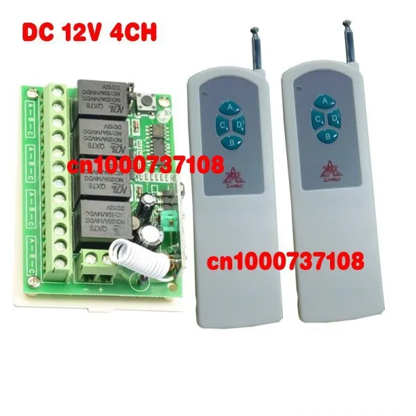 12 вольт пульт дистанционного управления переключатель Беспроводная Led РФ