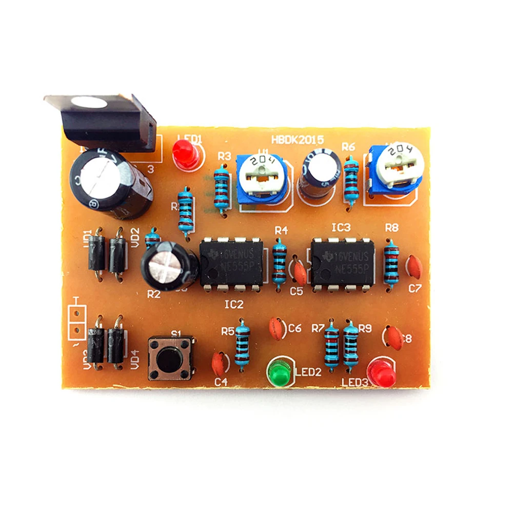DIY Kit DC 15V NE555 триггер цепи электронные компоненты набор