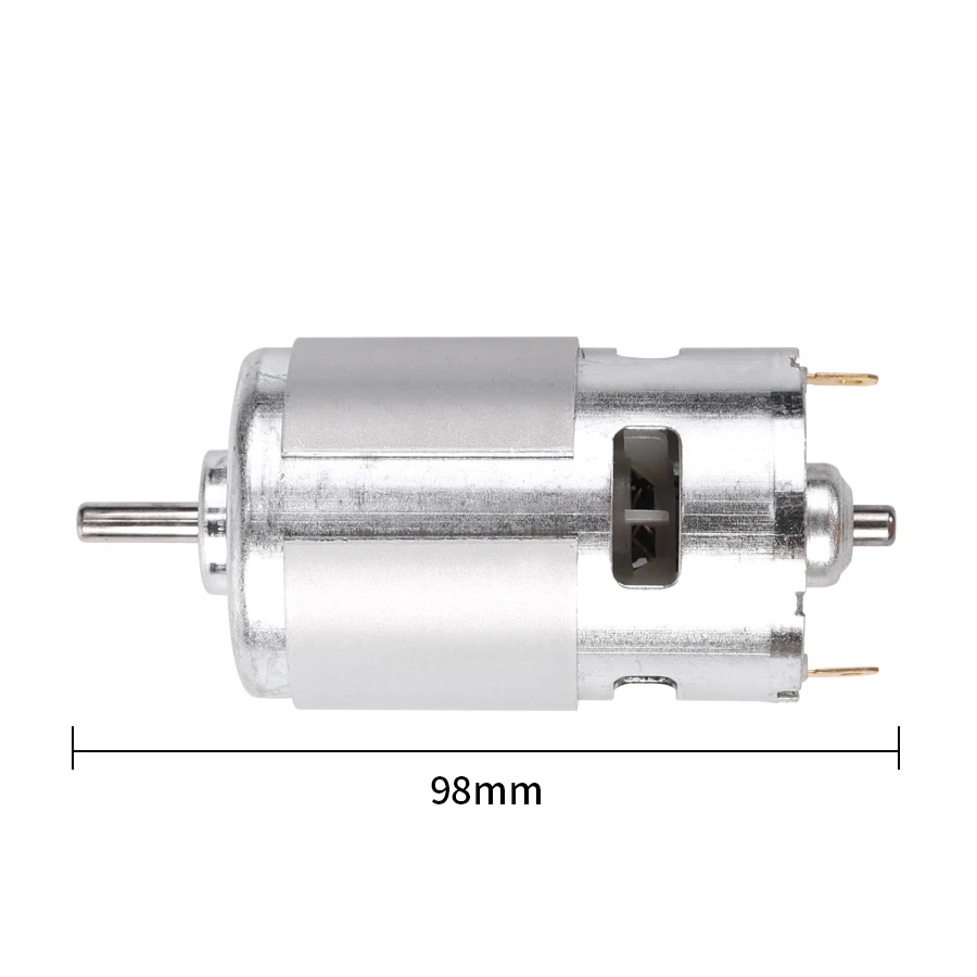 1 шт. микро мотор 98*42 мм DC12 24V 150W 13000 15000 об/мин 775 высокое Скорость Мощность моторы 5
