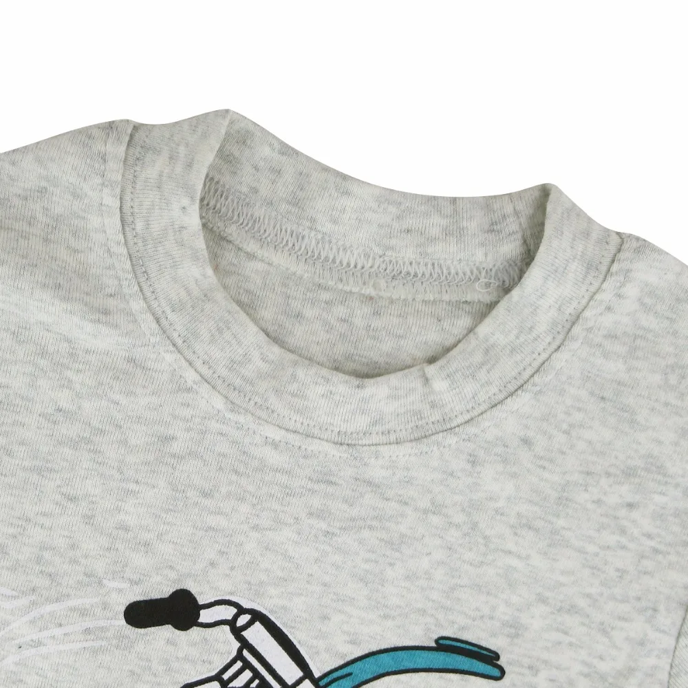 Детский пижамный комплект для мальчиков летняя Хлопковая пижама с короткими