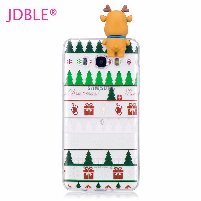 Jdble для Samsung J330 J530 J730 рождественских изображения 3D мультфильм окрашена