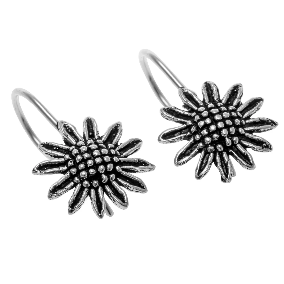 Серьги с цветком YACQ из стерлингового серебра 925 пробы праздничные ювелирные