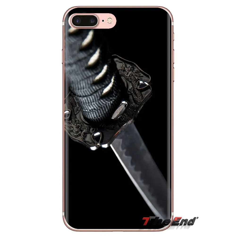 Силиконовый чехол с принтом японского самурая Катана для Sony Xperia Z Z1 Z2 Z3 Z5 compact M2 M4 M5