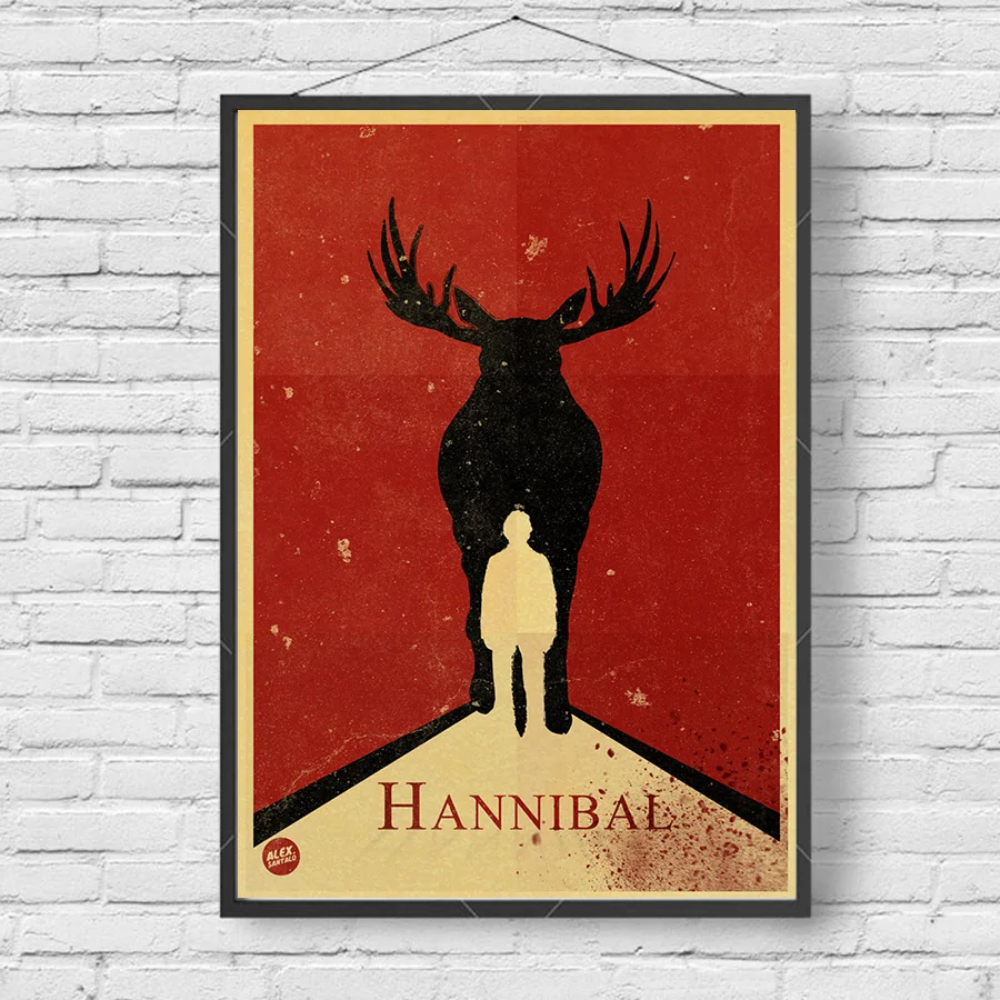 Винтажные плакаты Hannibal Hugh dancy ужасные триллеры украшения для дома Крафтовая