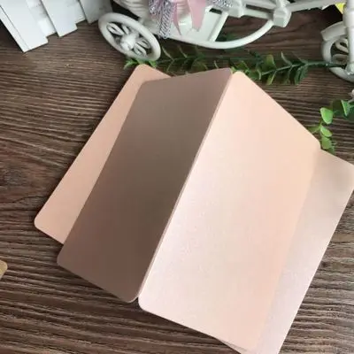 Pink 10 шт./упак. DIY пустой складные жемчужные Бумага открытки ручной рисунок Doodle Бумага карты с днем рождения открытки на день рождения - Цвет: Pink