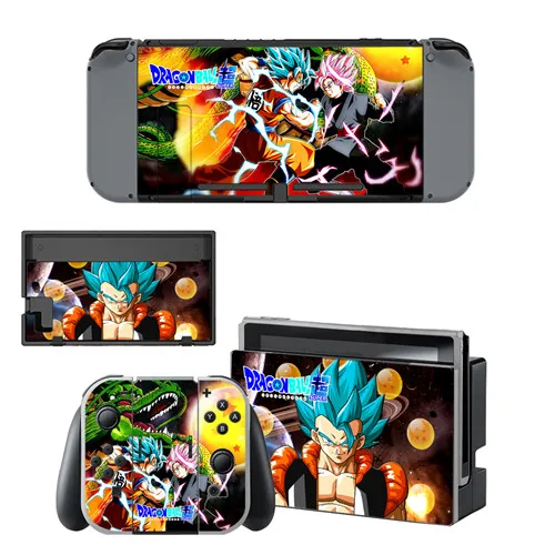 YSNS0672 Dragon Ball Супер Z Кожа Наклейка vinilo для NintendoSwitch наклейка s скины для Nintend Switch NS консоль и контроллеры Joy-Con - Цвет: YSNS0672