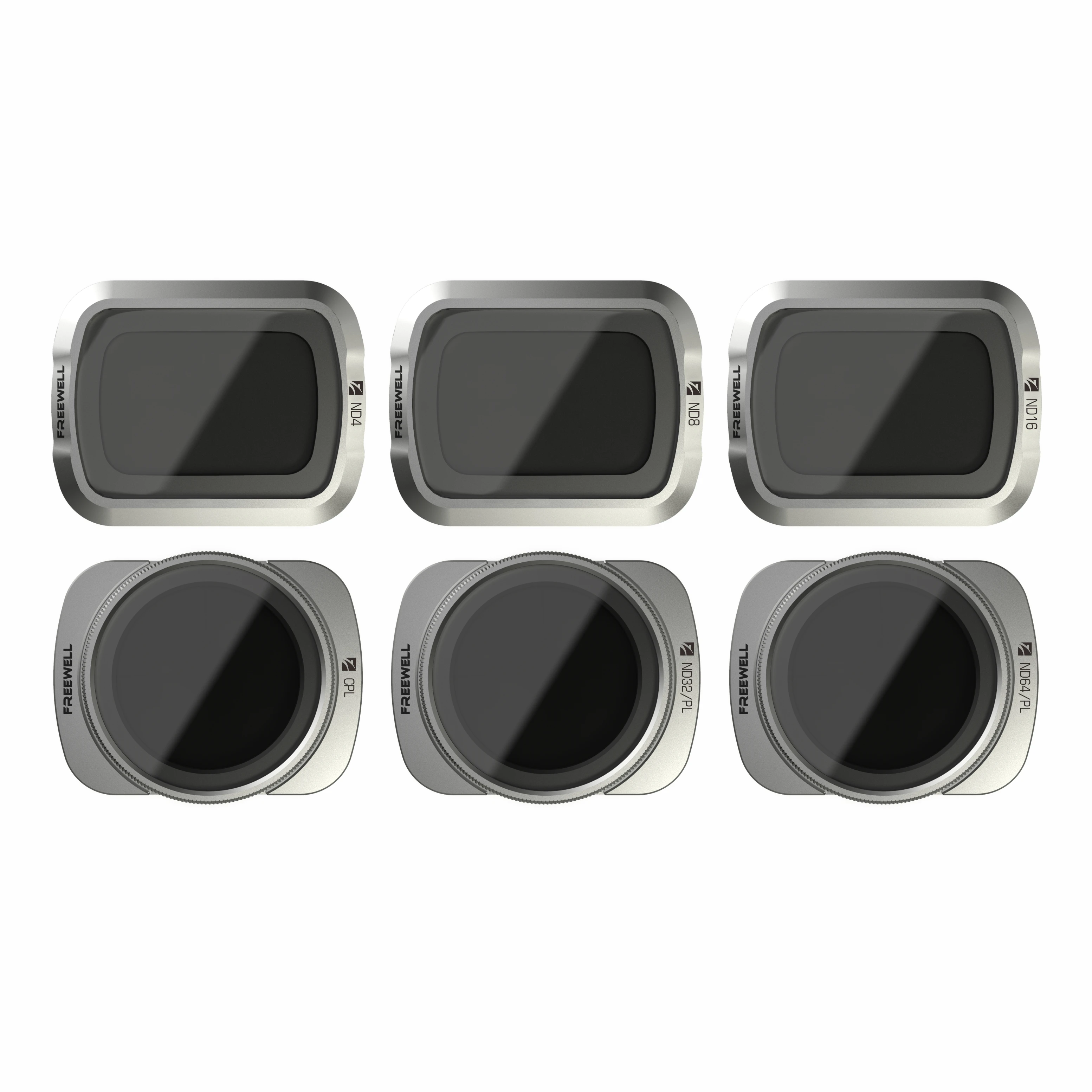 Бюджетный набор Freewell E Series 6 шт. ND4 ND8 ND16 CPL ND32/PL ND64/PL фильтры для объектива камеры DJI