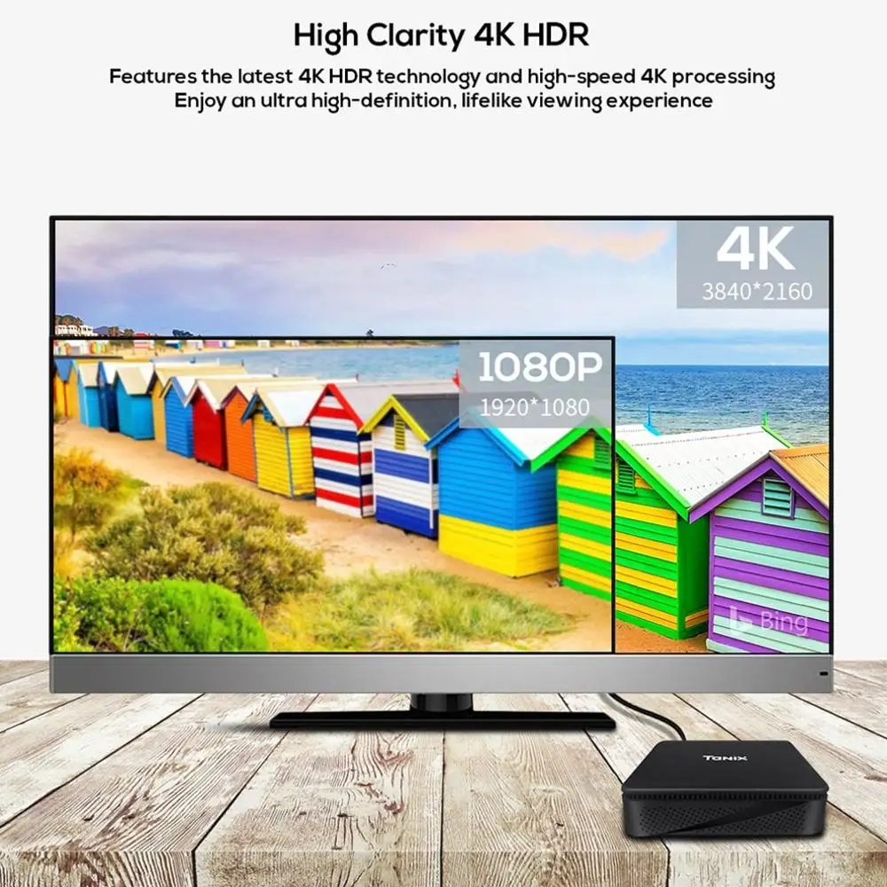 LEMADO TX85 Мини ПК Windows 10 для Intel Atom X5-Z8350 TV Box 4G 64G память 2 + 5 8G двойной Wifi телеприставка