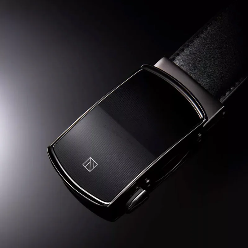 Xiaomi Qimian, деловой черный итальянский кожаный автоматический ремень с пряжкой, общий размер, длина 120 см, роскошный мужской ремень из натуральной кожи