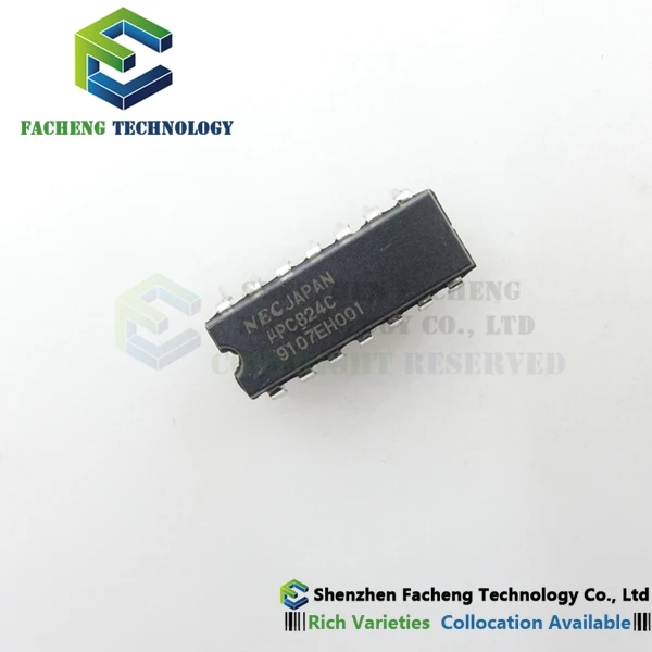UPC824C C824 DIP 14 новые акции|stock frame|stock ribbonstock bang |