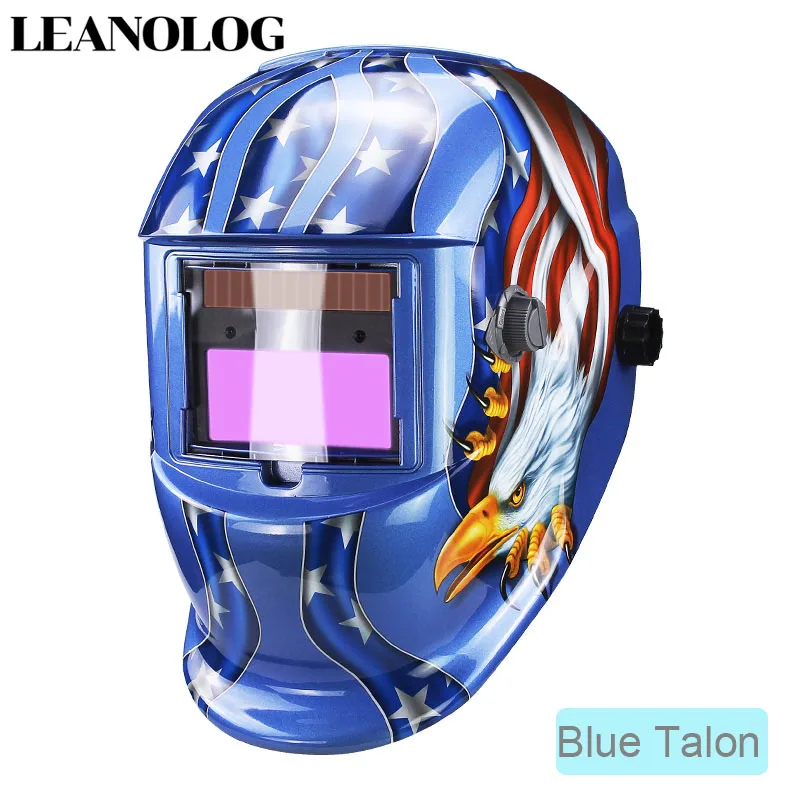 Blue Talon Солнечная батарея LI Автоматическое затемнение TIG MIG MMA MAG KR KC электрическая сварочная маска/шлемы - Цвет: Blue Talon